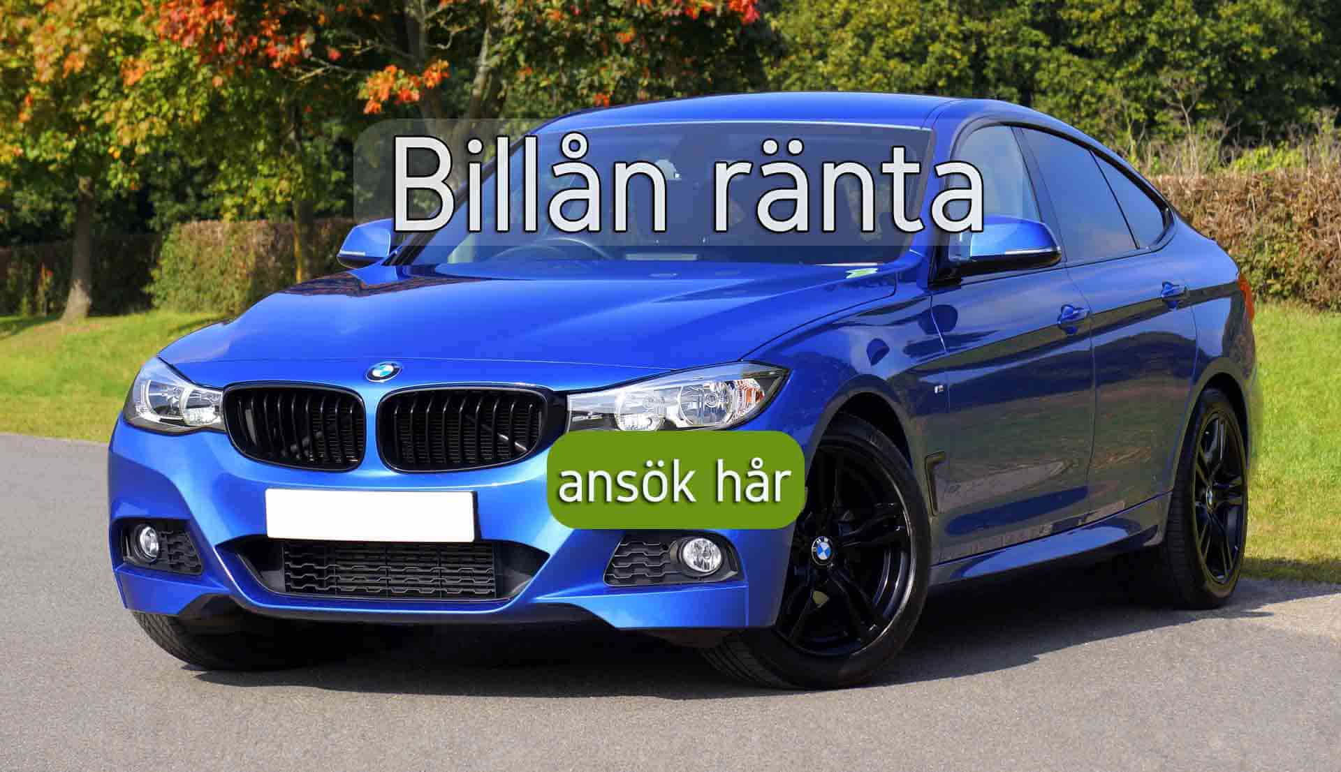 Billån ränta