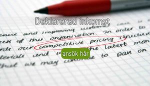 Deklarerad inkomst