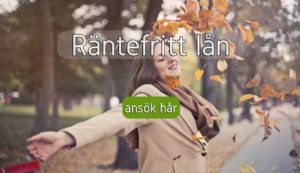 Räntefritt lån