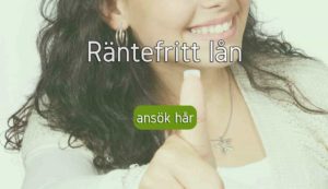 Räntefritt lån