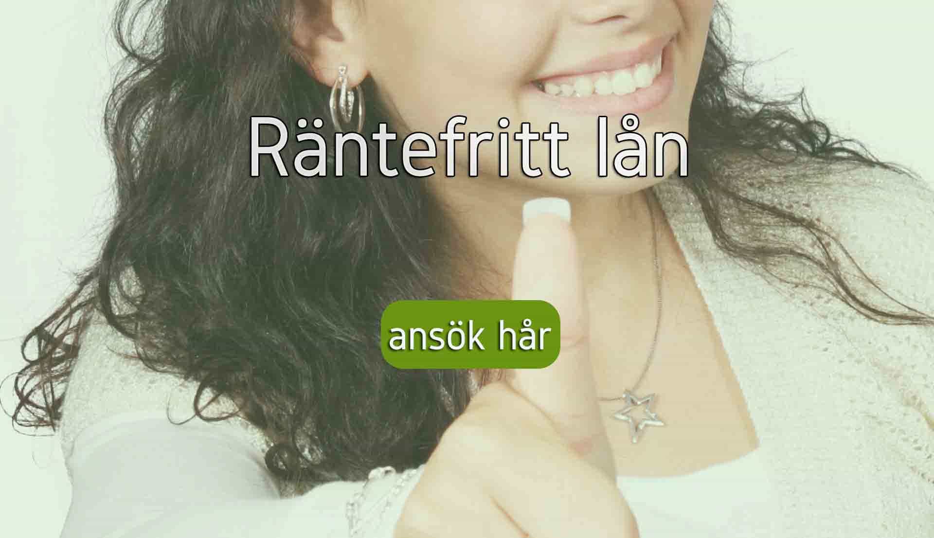 Räntefritt lån