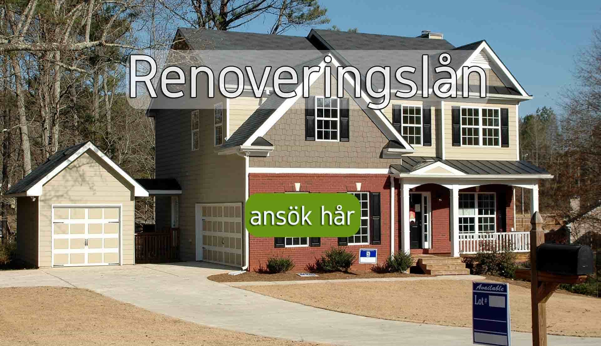 Renoveringslån