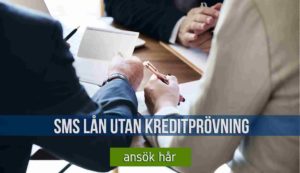Sms lån utan kreditprövning