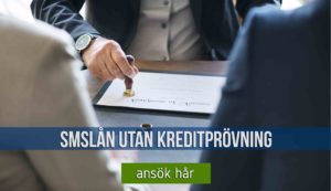Smslån utan kreditprövning