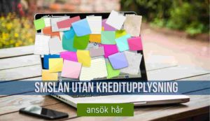 Smslån utan kreditupplysning