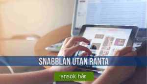Snabblån utan ränta