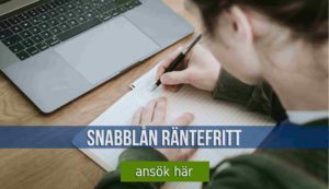 Snabblån räntefritt